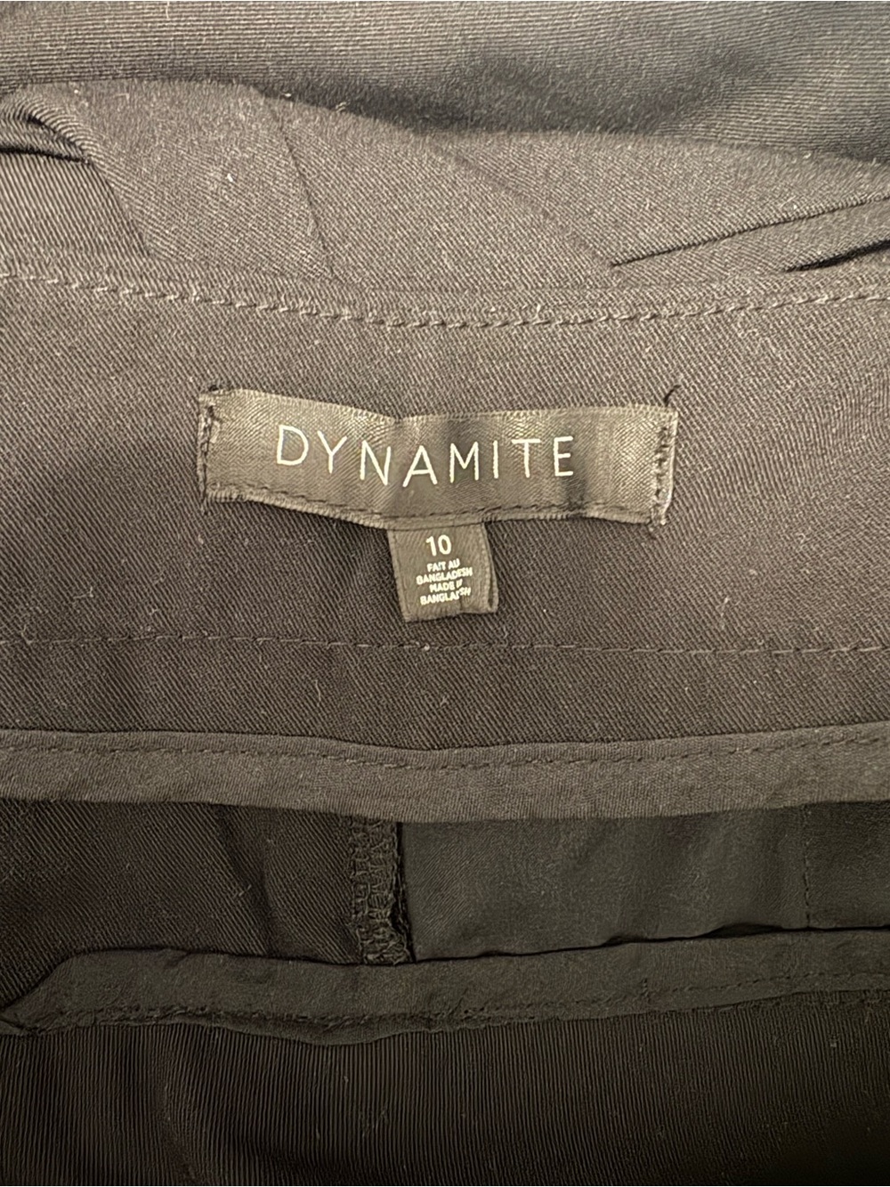 Dynamite Wide Leg Women's Pants - Black - Picture 2 of 3